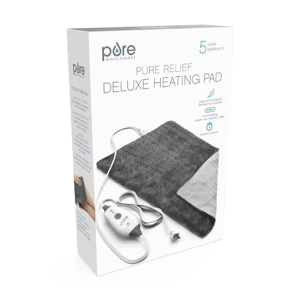 2x Pure Enrichment PureRelief Deluxe Heating Pad - 12